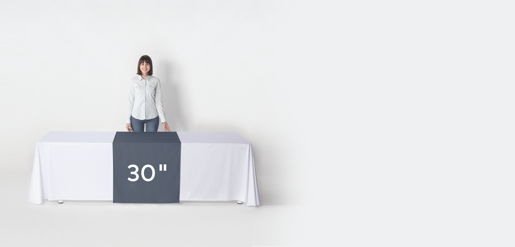chemins de table pour salons professionnels