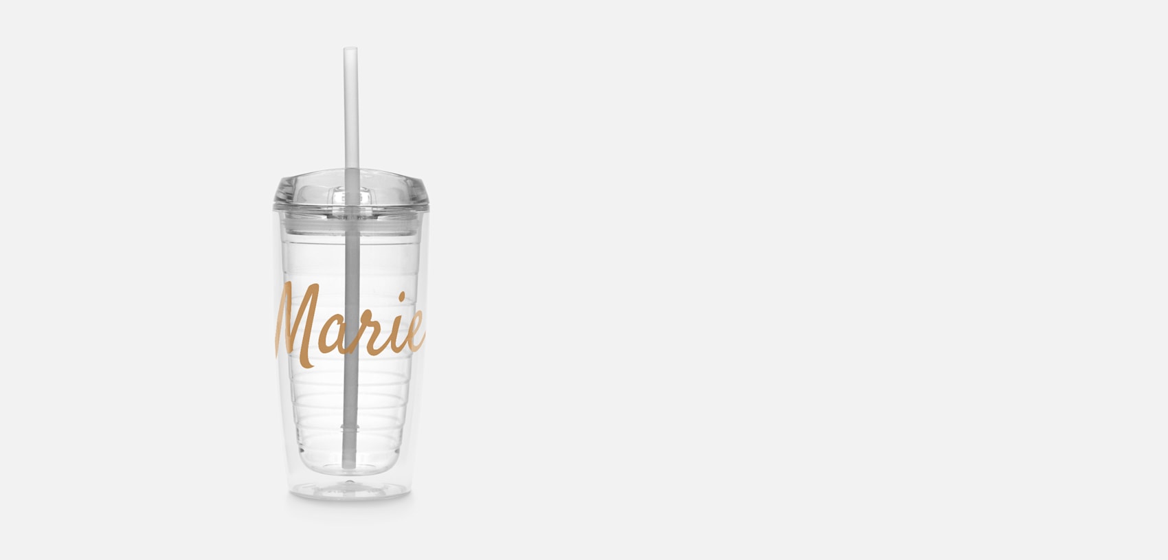 Verres personnalis??s avec paille VistaPrint Canada