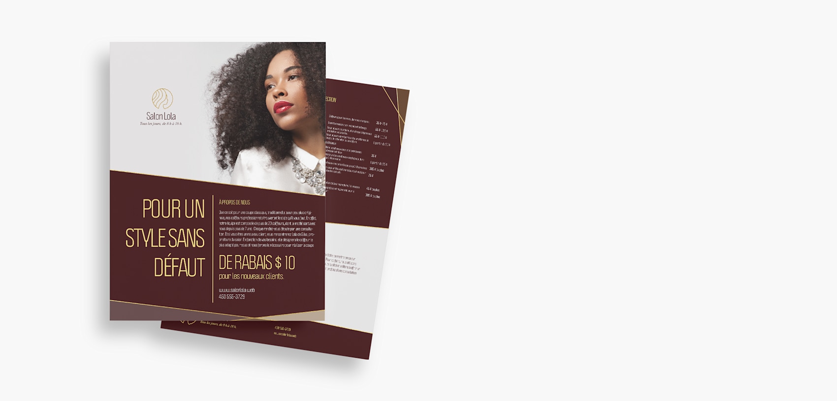 Impression de prospectus professionnels personnalisés | VistaPrint CA