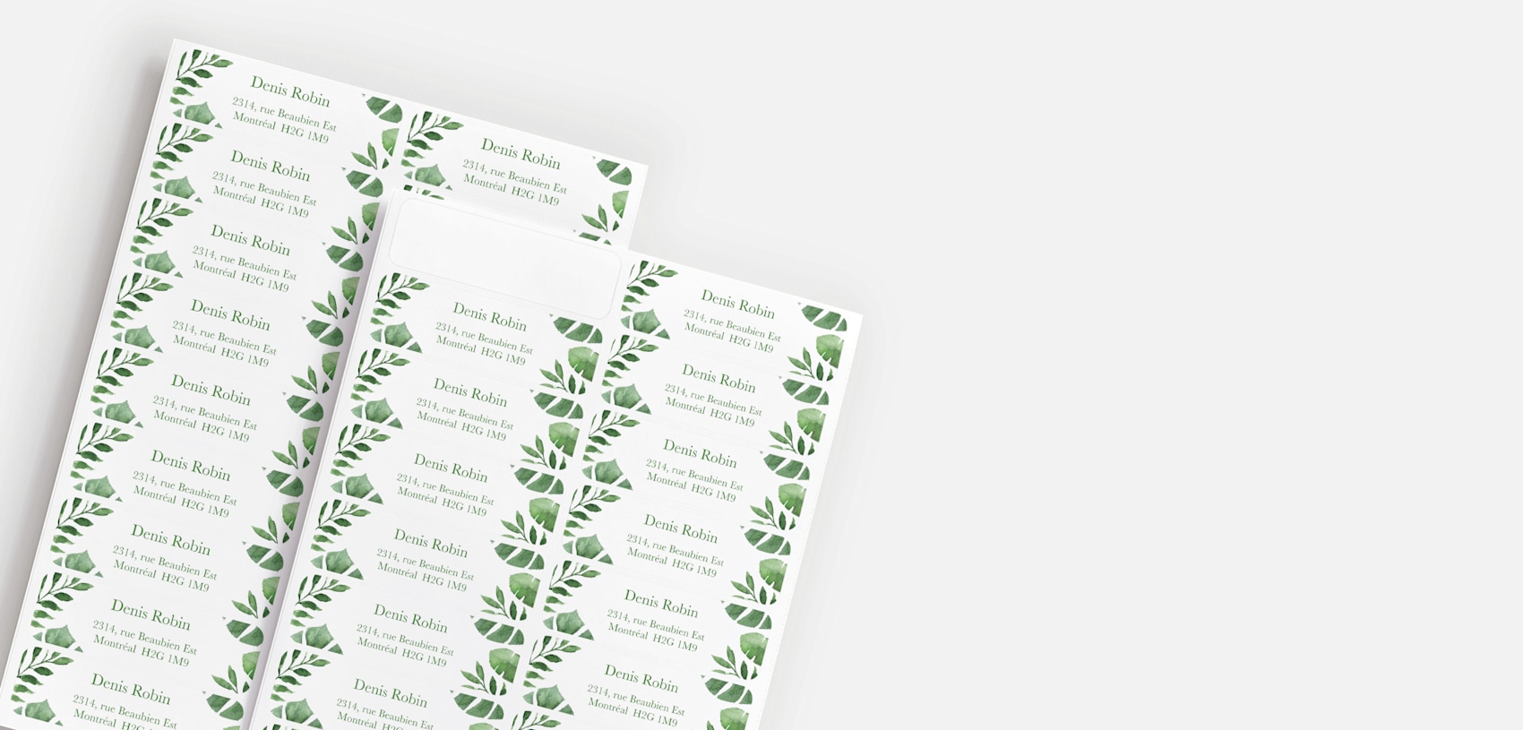 Étiquettes d #39 adresse étiquette adresse enveloppe Vistaprint
