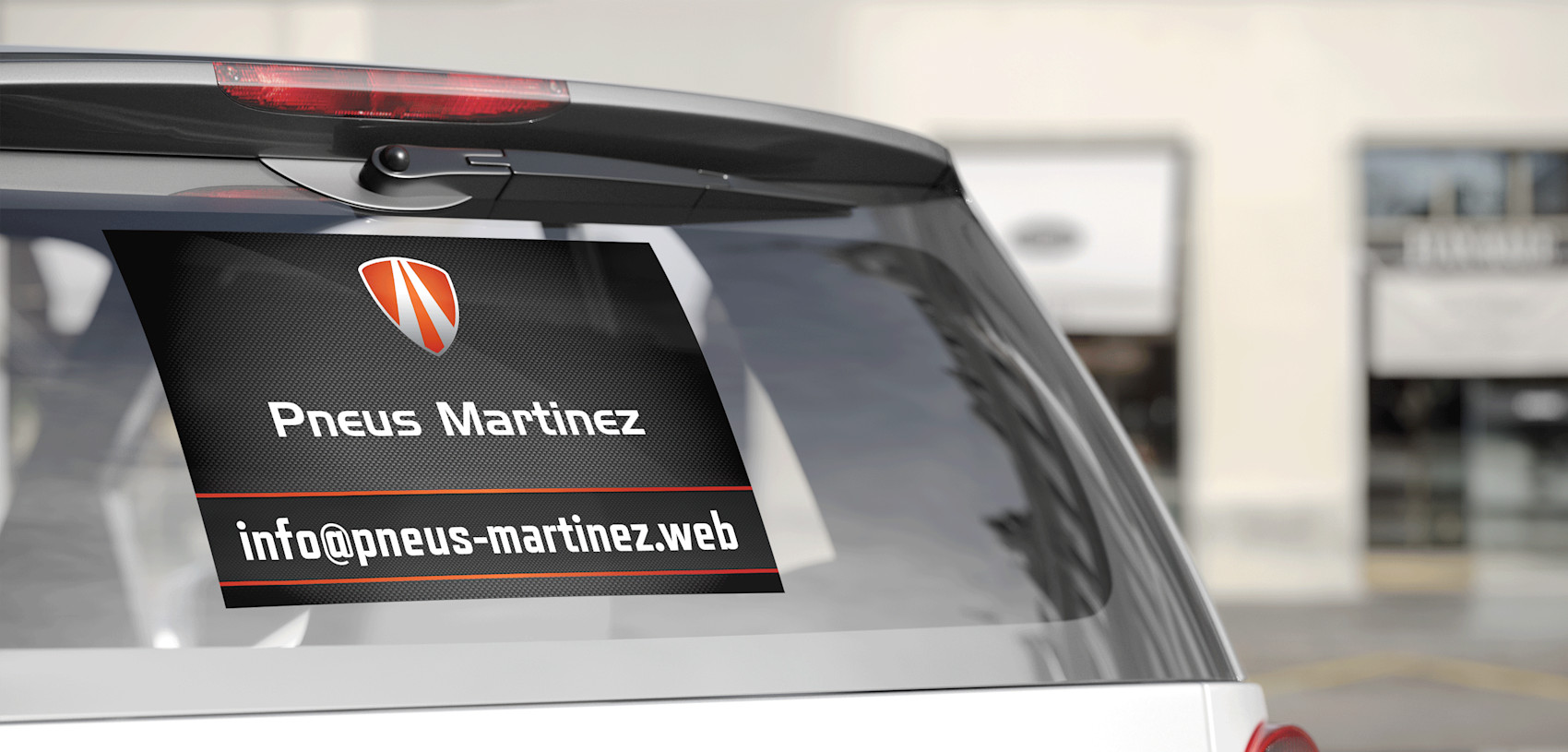 Autocollants vitre voiture, Stickers vitre arrière VistaPrint