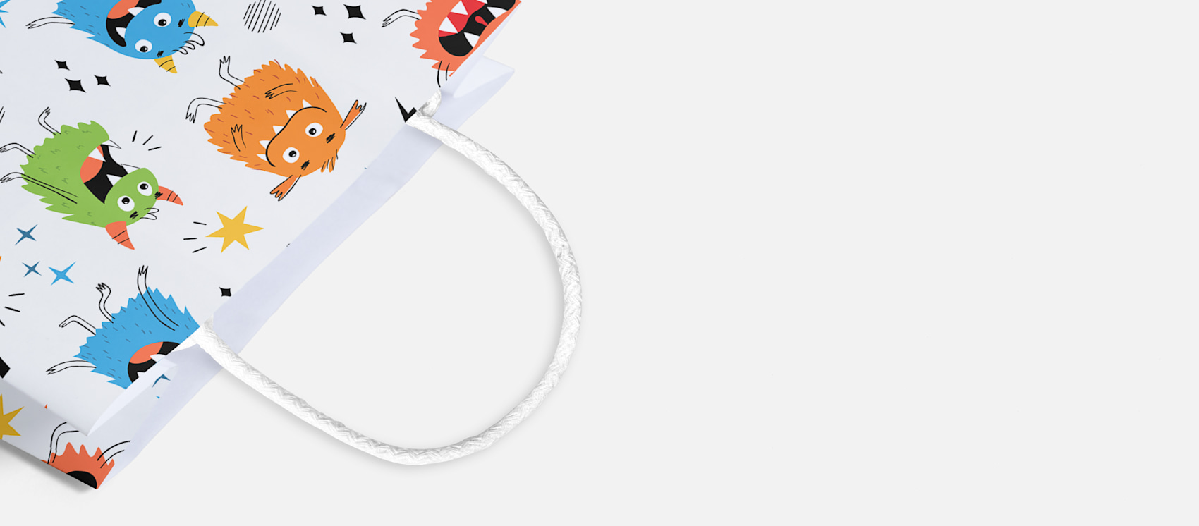 Sacchetti personalizzati con stampa totale, borse di carta ...