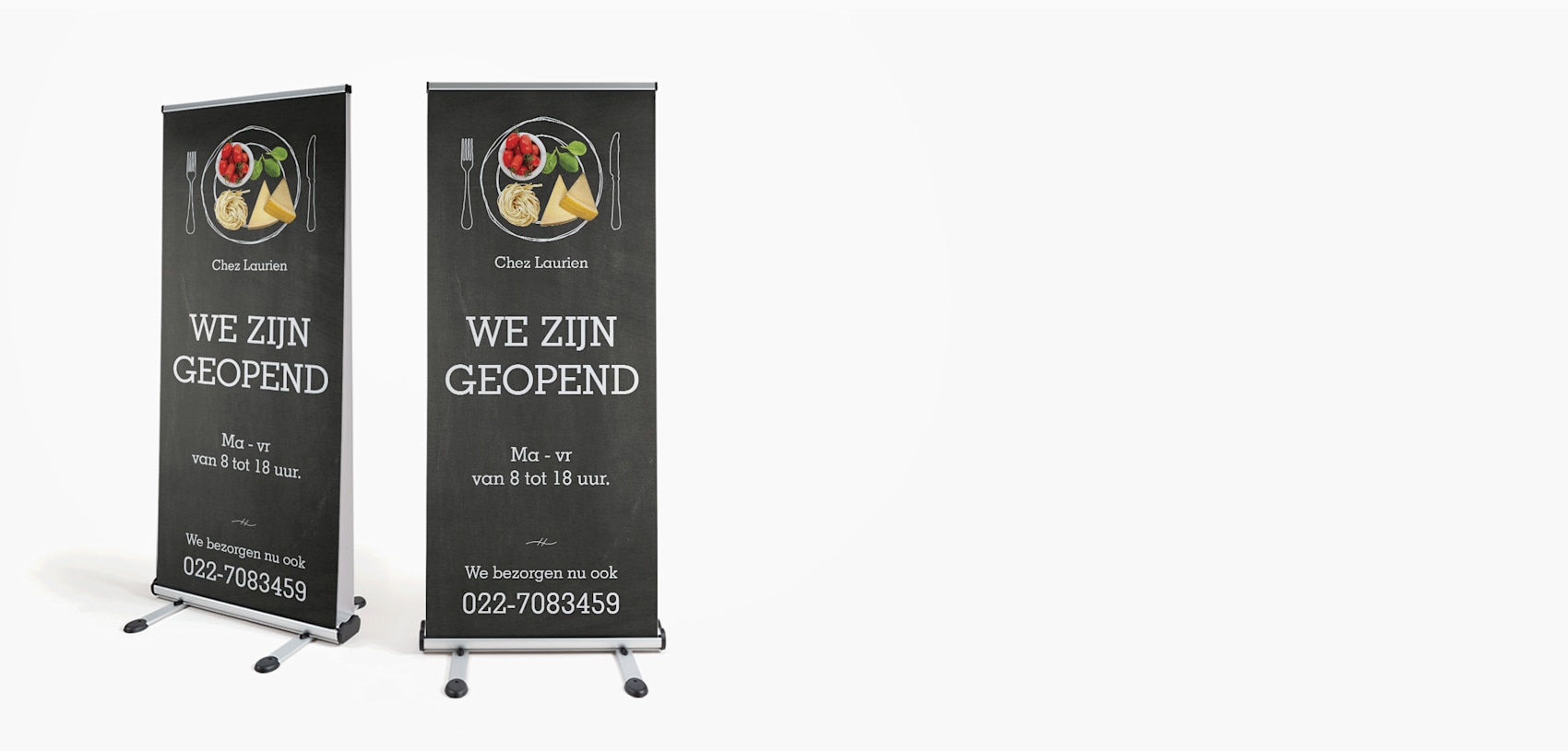 Dubbelzijdige roll-up banners 2