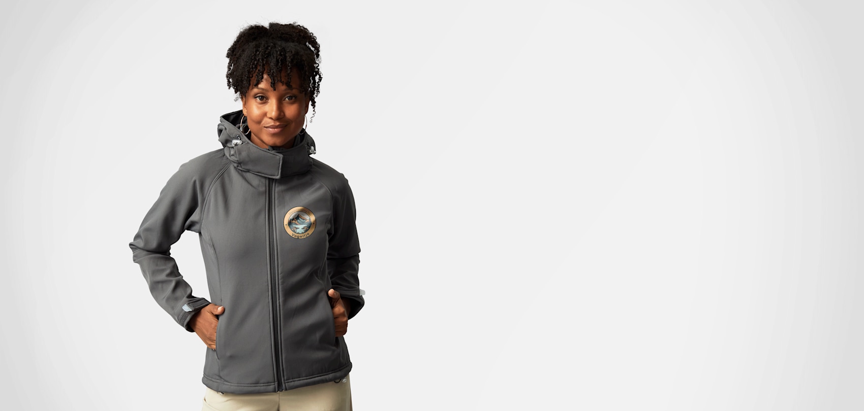 killtec Boy's Softshell jack/outdoorjack met capuchon KOS 219 BYS