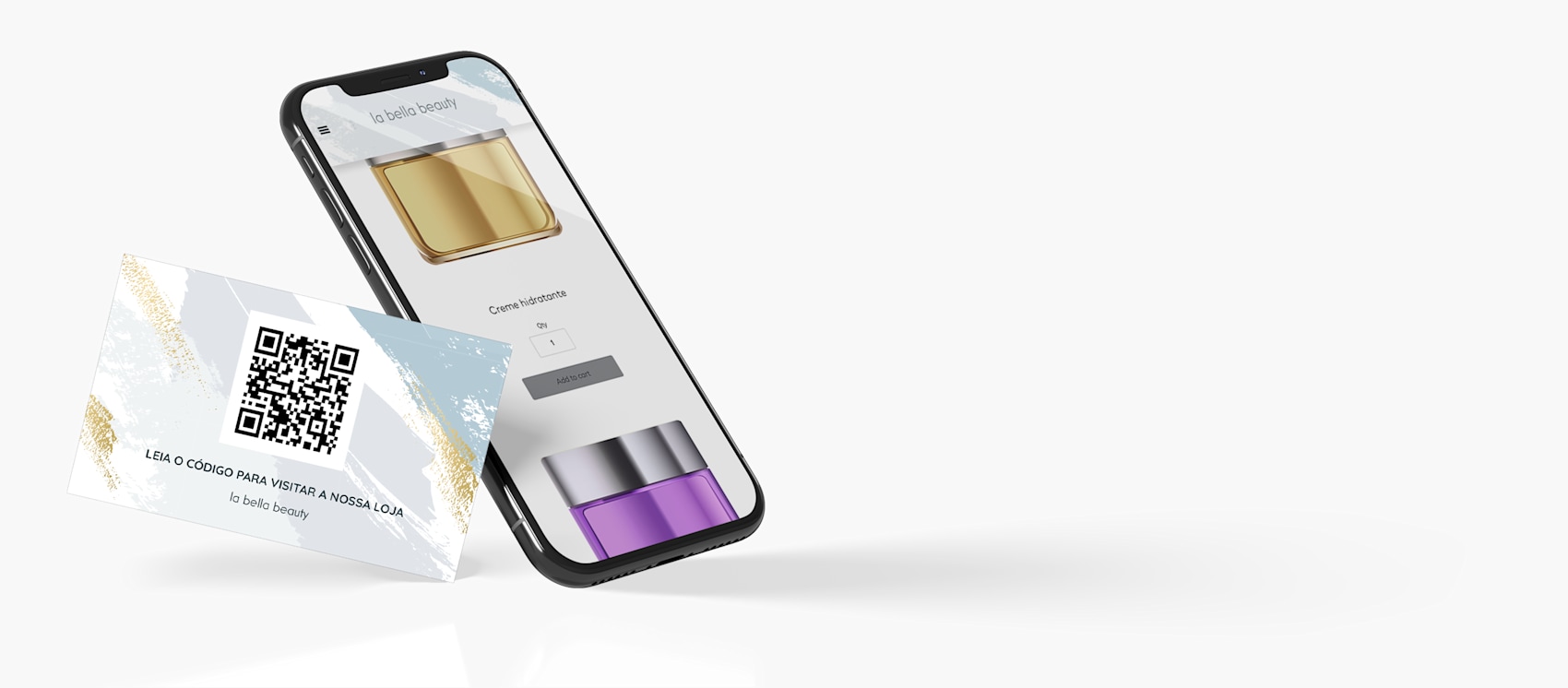 Cartões de visita com código QR 2