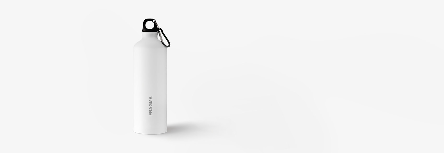 Vattenflaska i aluminium med karbinhake – 770 ml 3
