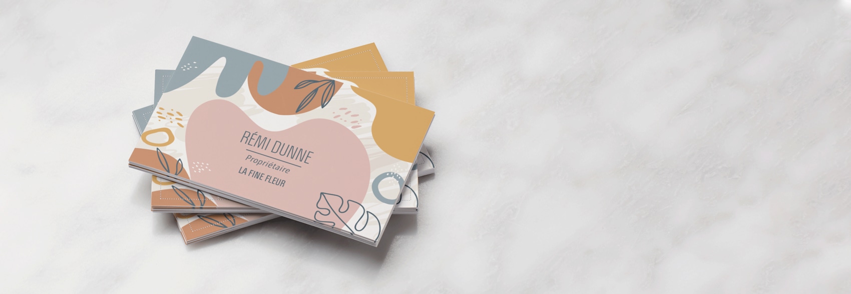 Cartes de visite Soft touch 4