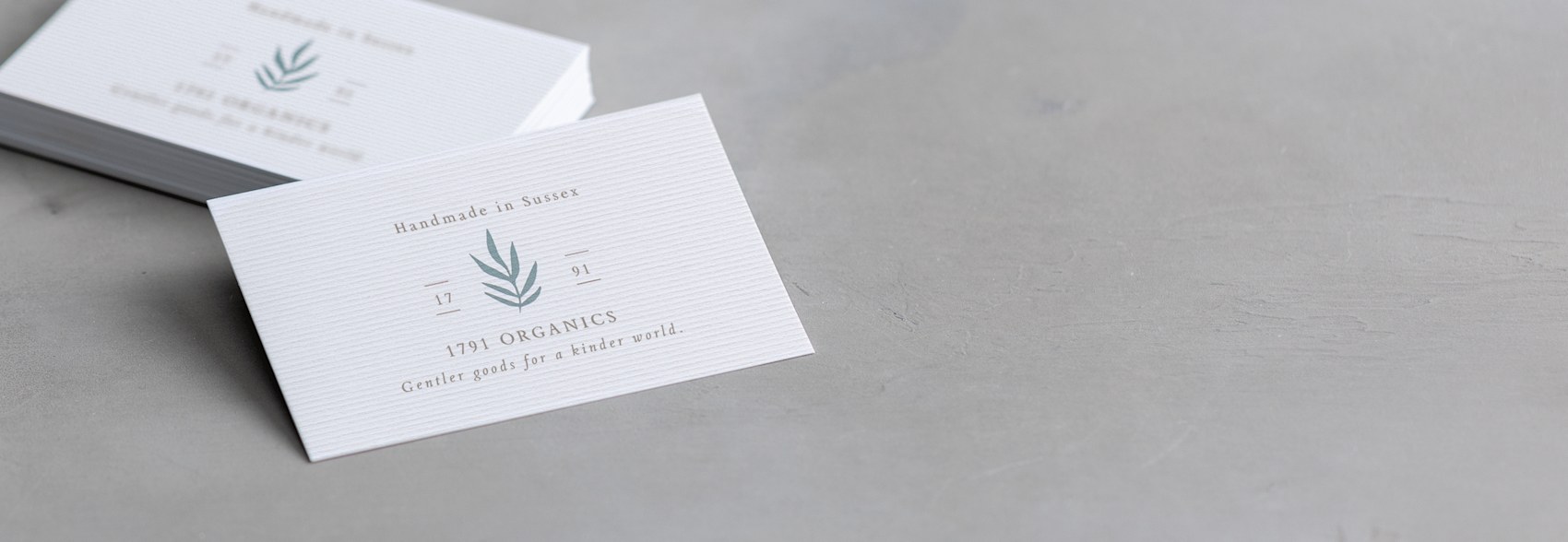 Corrugated business cards