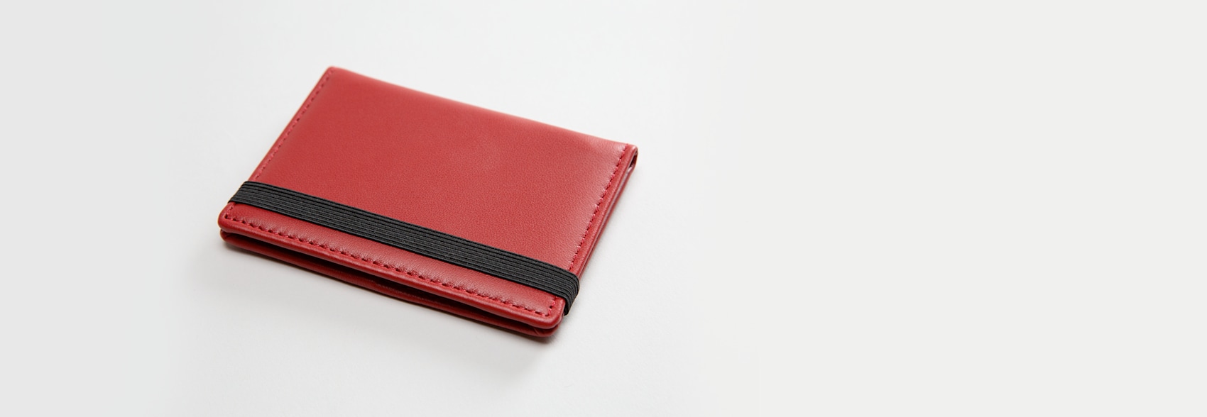 Folded Red Leather Business Card Holders 3