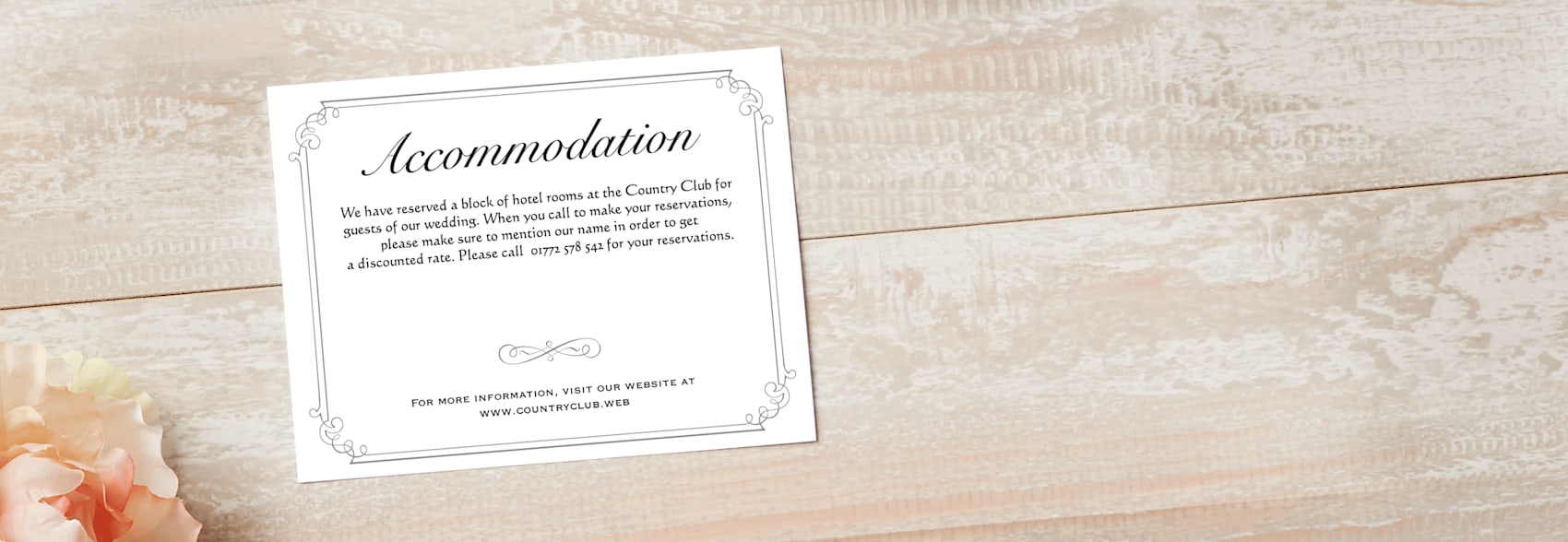 Wedding Detail Cards, Enclosure Cards Vistaprint