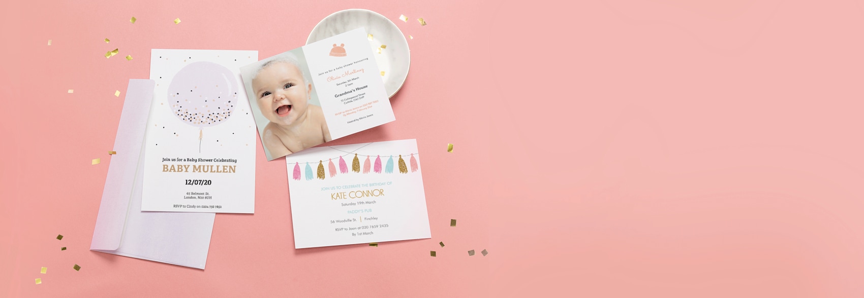 Baby Shower Invitations for Boys & Girls VistaPrint UK