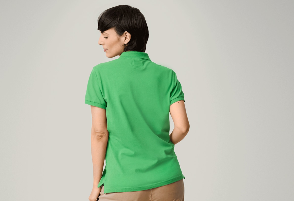 Damen-Poloshirt Piqué von CottoVer® 2