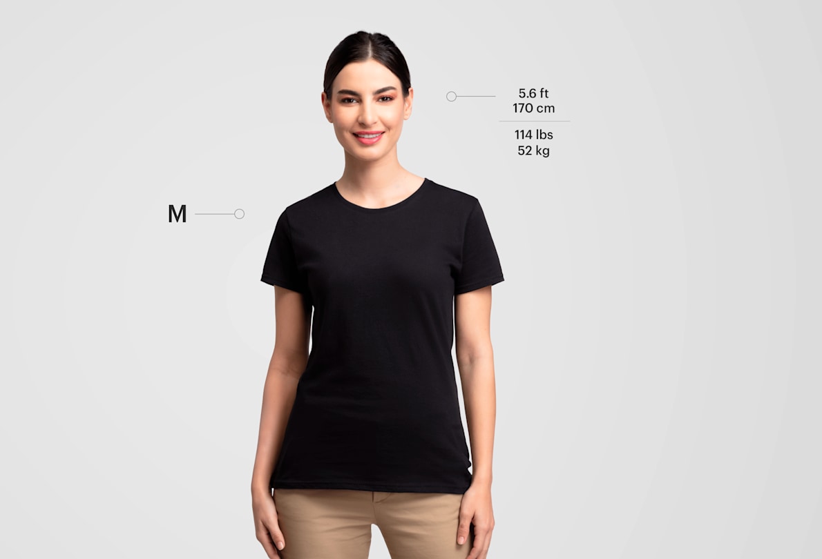 Russell® Soft-Touch-T-Shirt für Damen Slim Fit 5