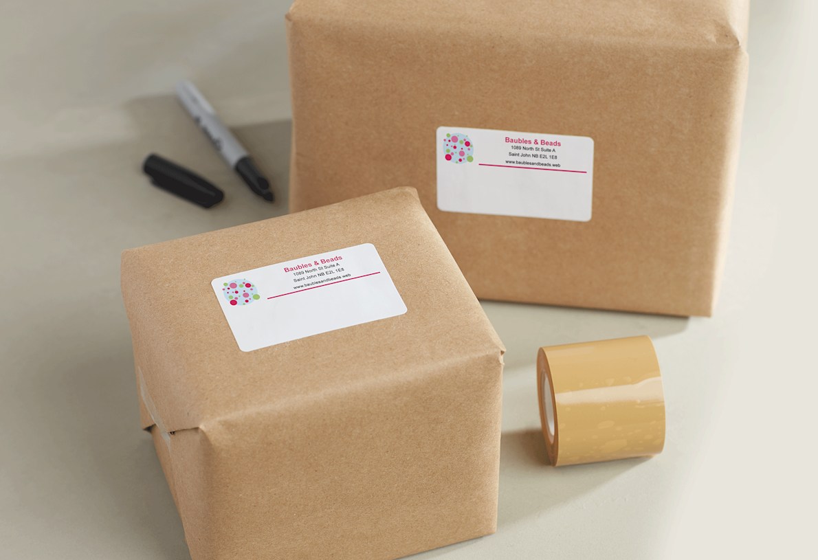 Custom Mailing & Shipping Labels | VistaPrint Canada