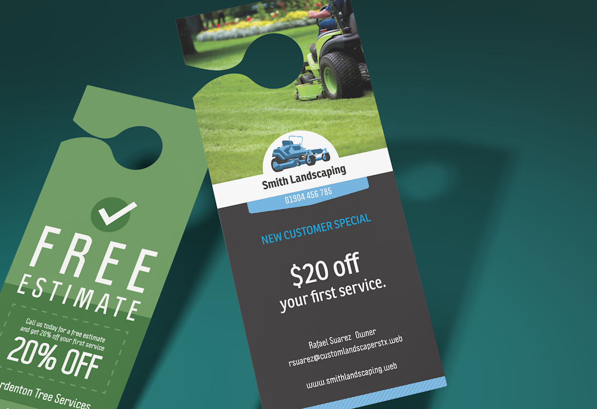 Custom Door Hangers Door Hanger Printing VistaPrint CA