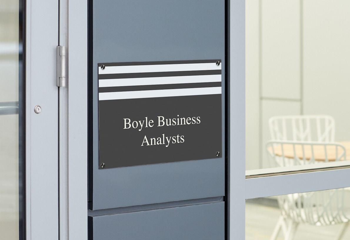 metal sign printing for business analysts