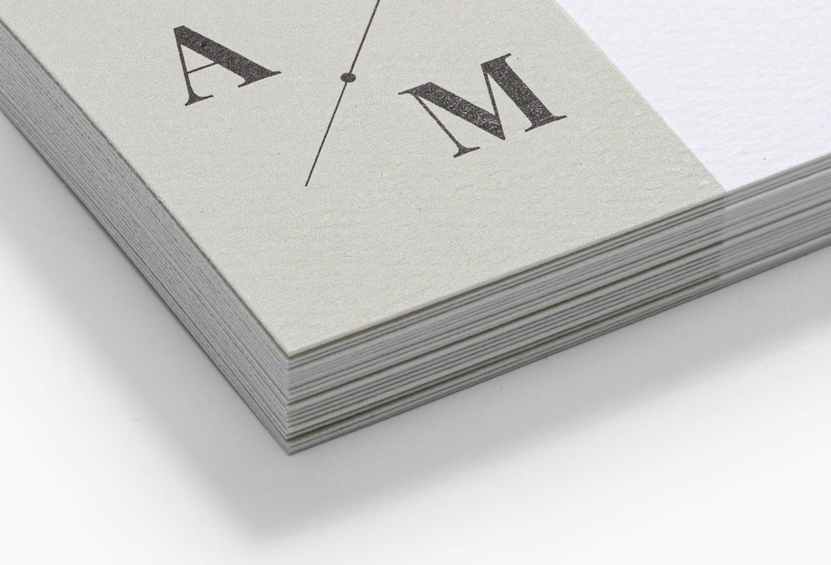 Textured Uncoated Business Cards 2