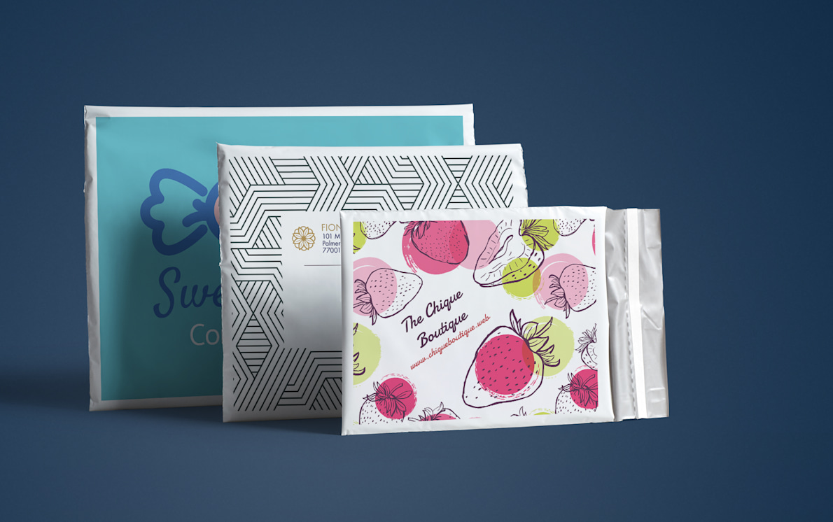 Custom Poly Mailers, Poly Bags Vistaprint