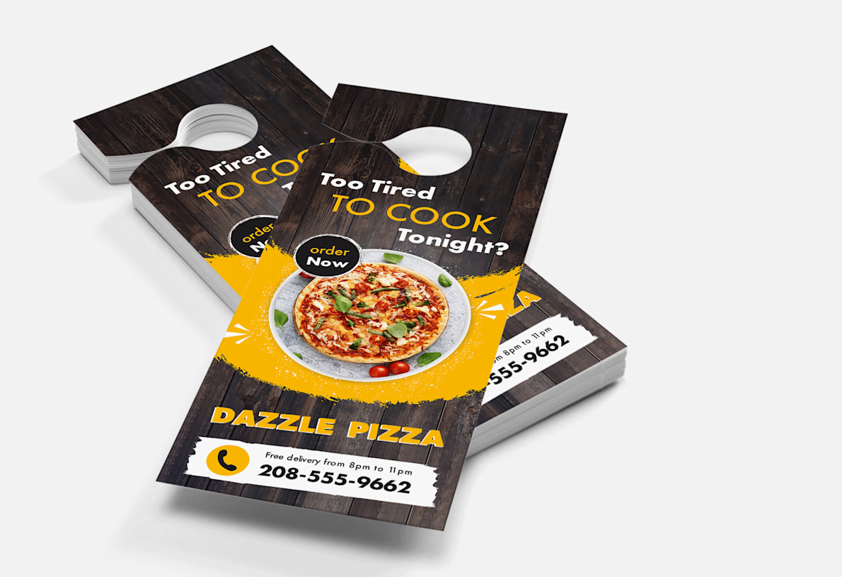 Custom Door Hangers, Door Hanger Printing VistaPrint