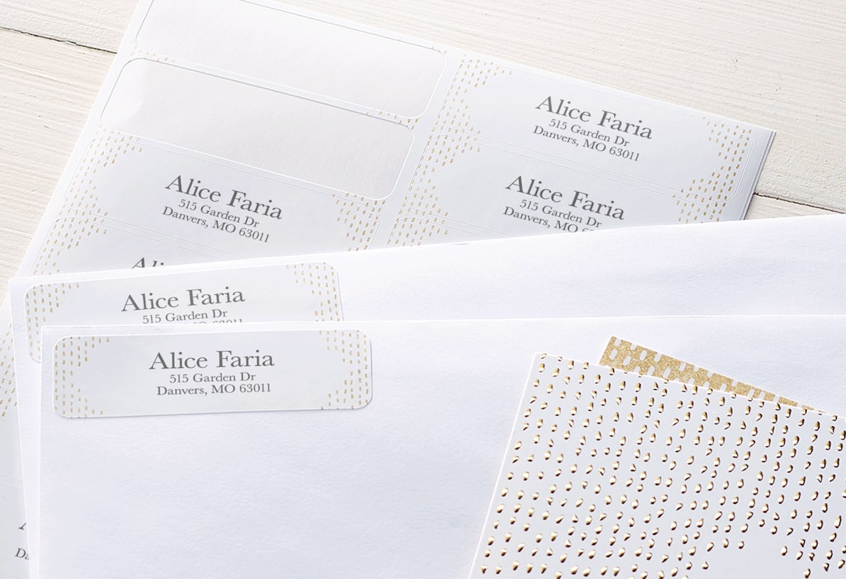 25mm x 50mm personalised self adhesive address return labels 006 us