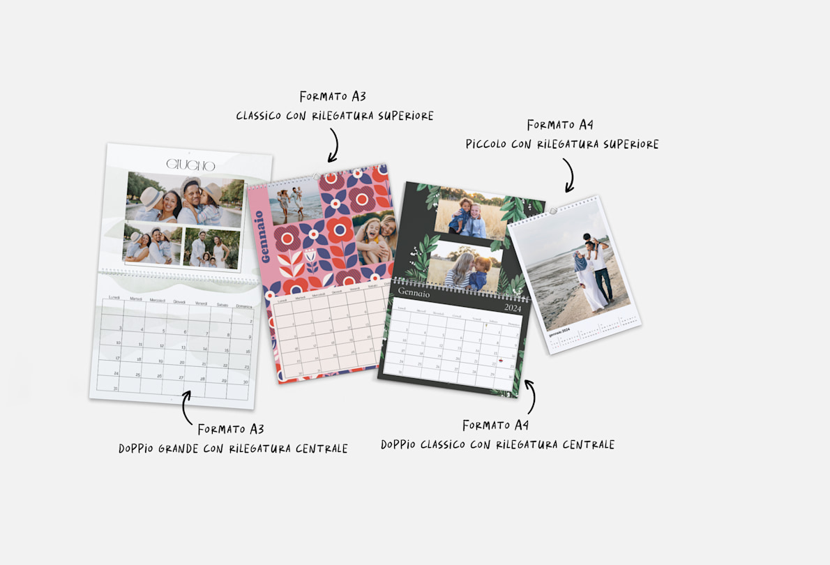 Set Calendari 2026 - 3 Da Parete + 3 Da Scrivania + 3 Penne - Planner Completo Per Casa E Ufficio