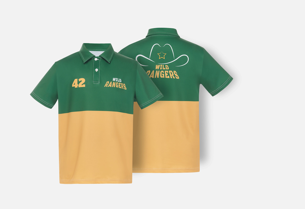 Polo sportiva per bambini interamente personalizzabile 2