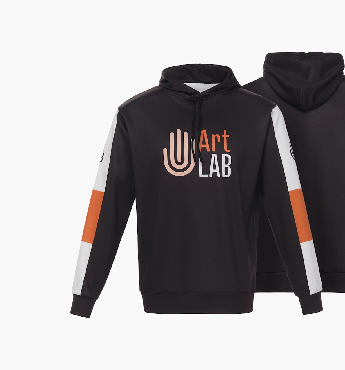 Felpa con cappuccio sportiva interamente personalizzabile 2