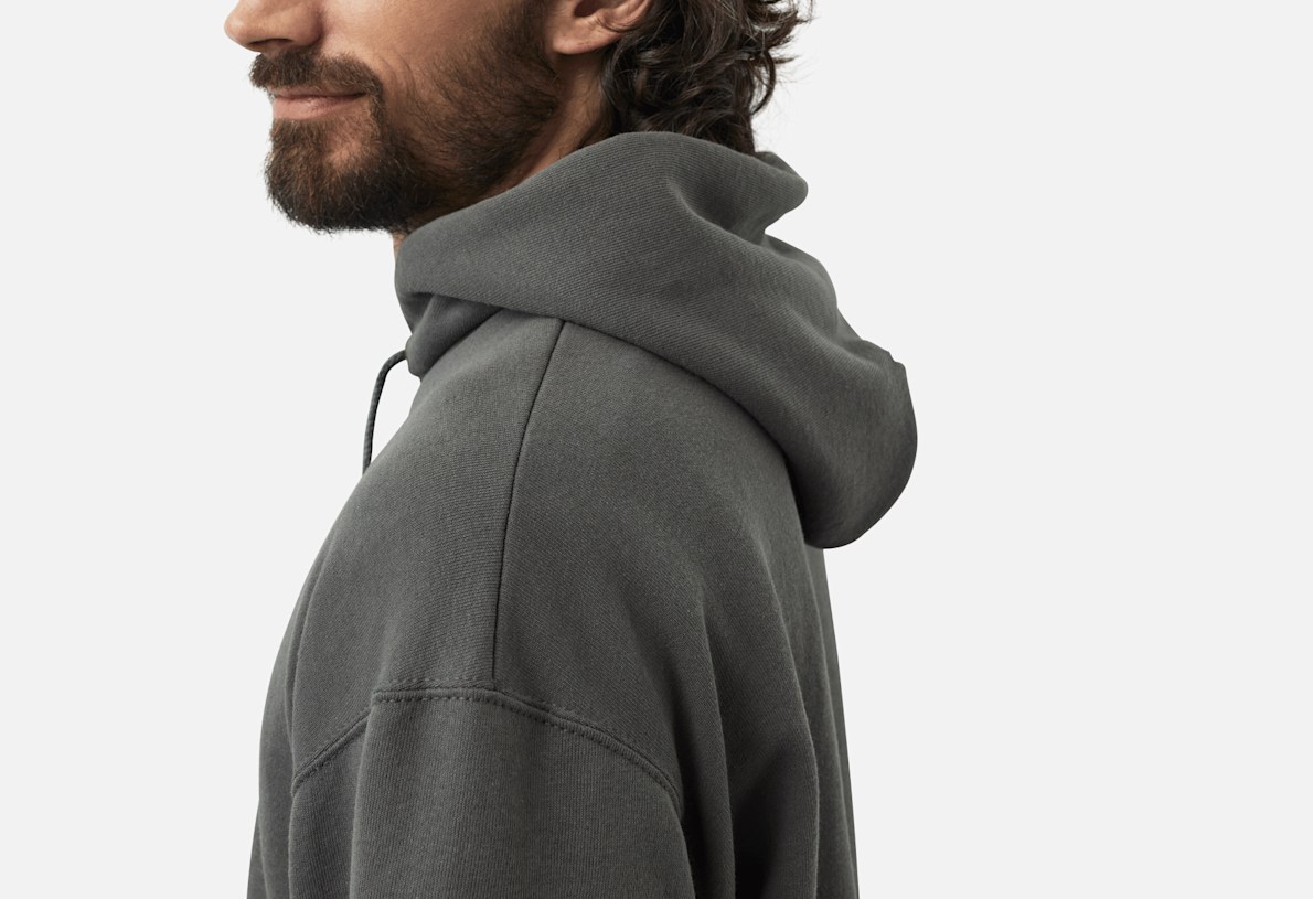 B&C ID203 - Felpa con Cappuccio Termica Unisex - Bianco | Italia