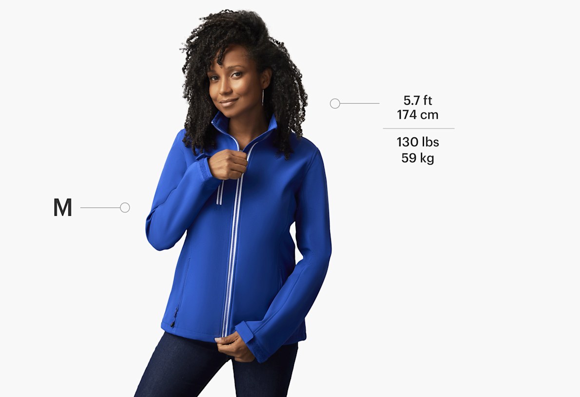 Giacca softshell Printer Vert donna 5