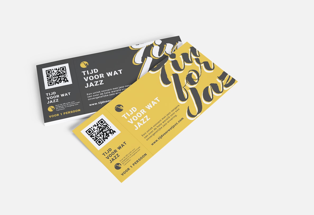 Bedrukte tickets 2