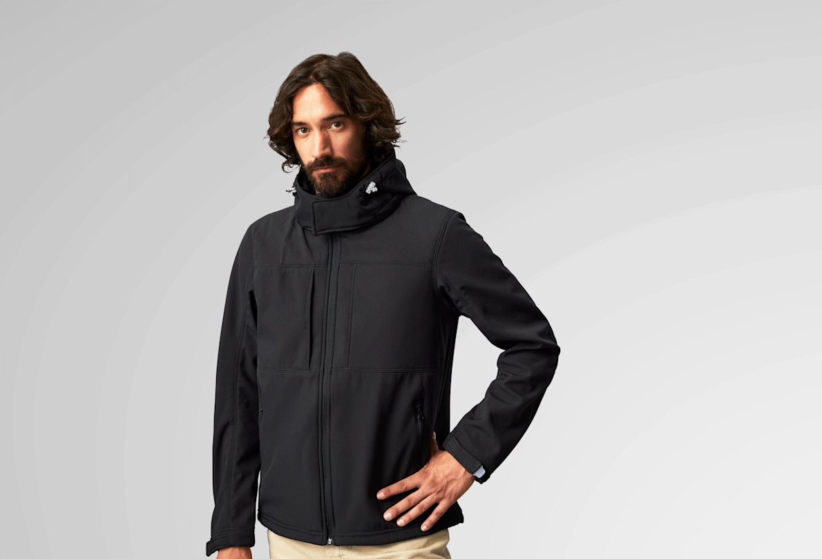 B&C™ softshelljack met capuchon 5