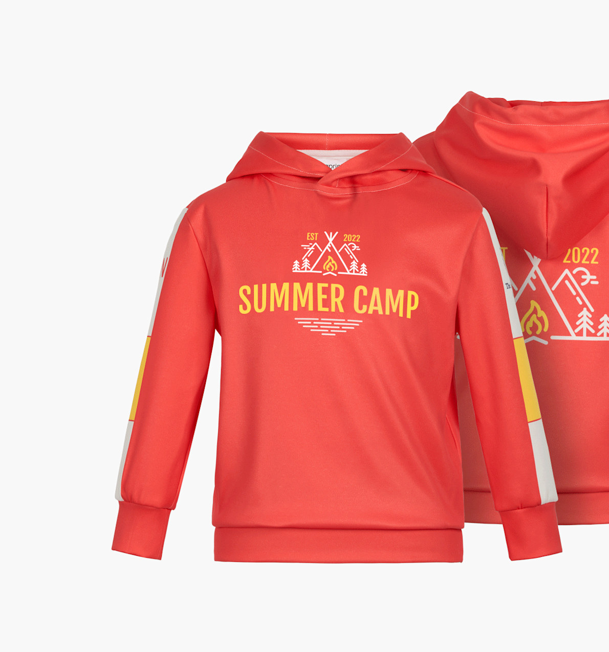 Sweatshirt com capuz performance totalmente personalizável para criança 3