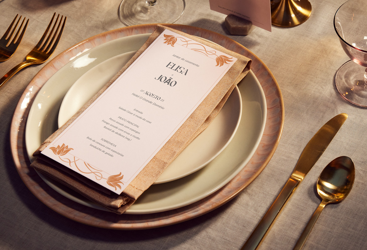 Menus de jantar 3