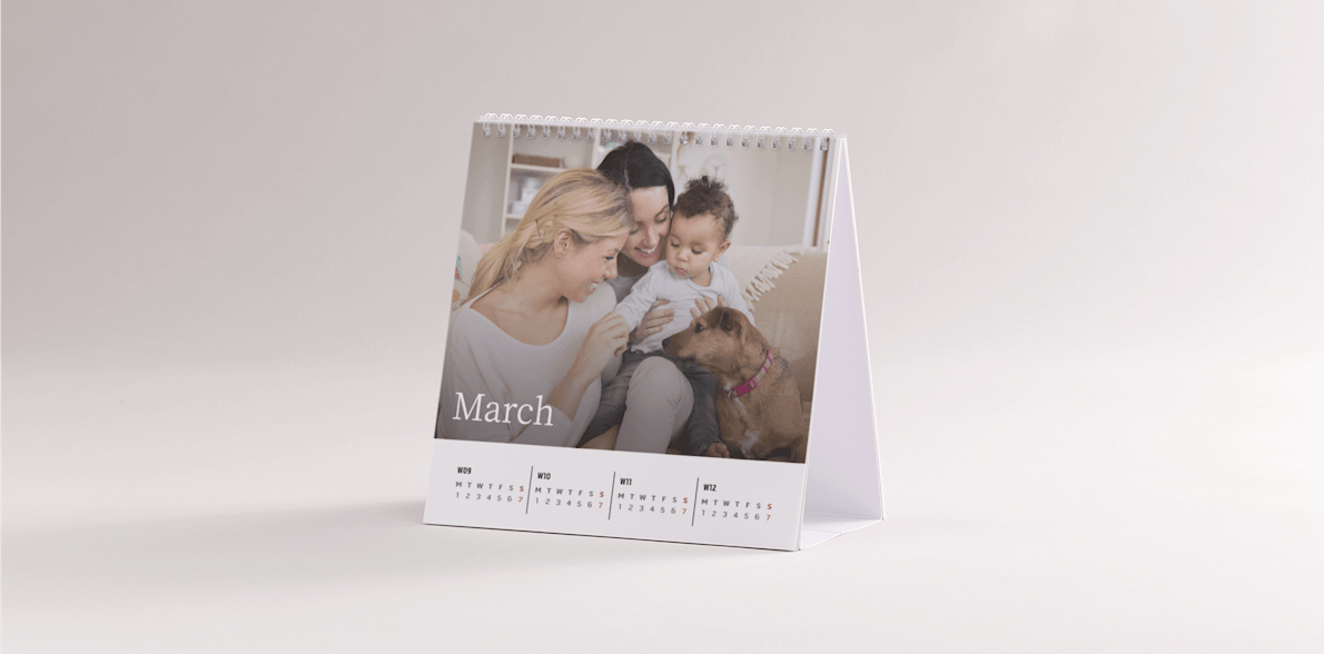 Desk Calendars 2023 Personalised desk calendars Vistaprint NZ