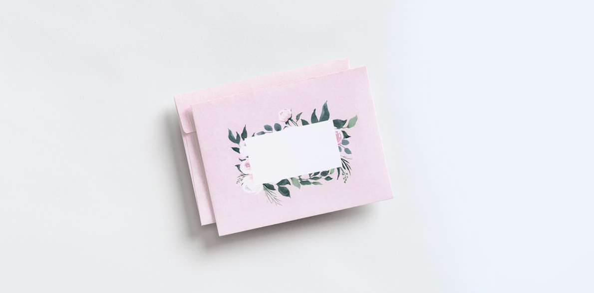 Adresserade kuvert – matchande design 4