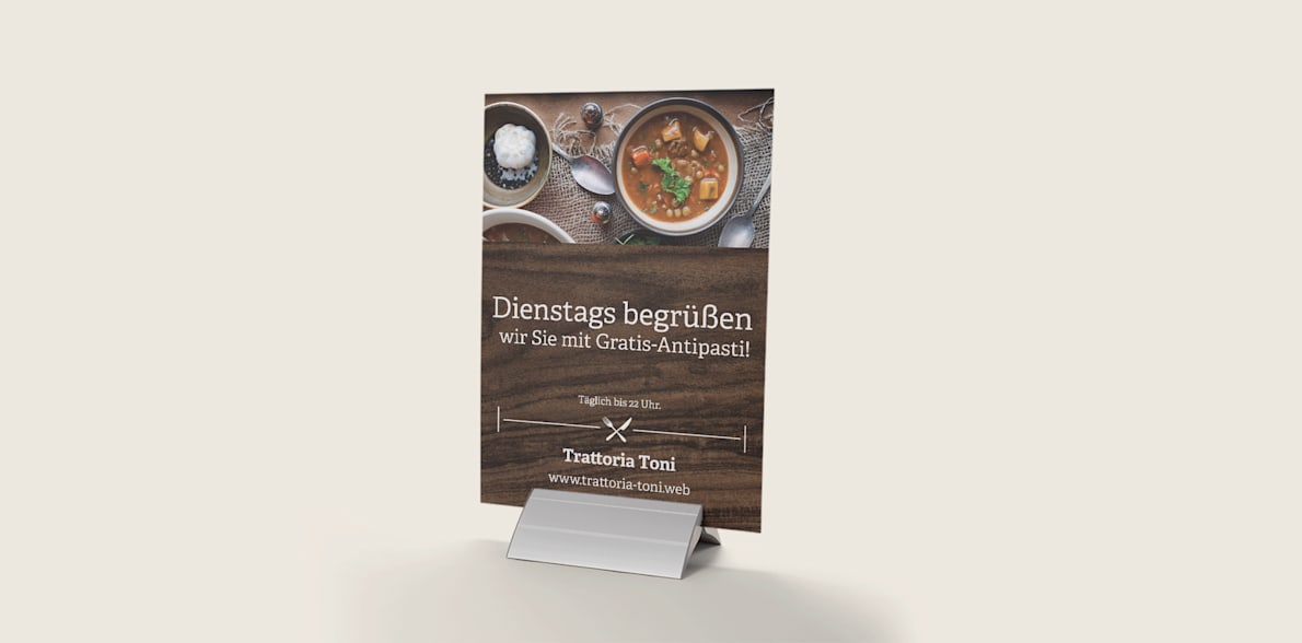 Standfuß für Werbeschilder 3