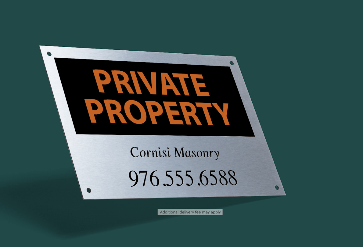 Custom Metal Signs, Aluminium Signs Vistaprint NZ