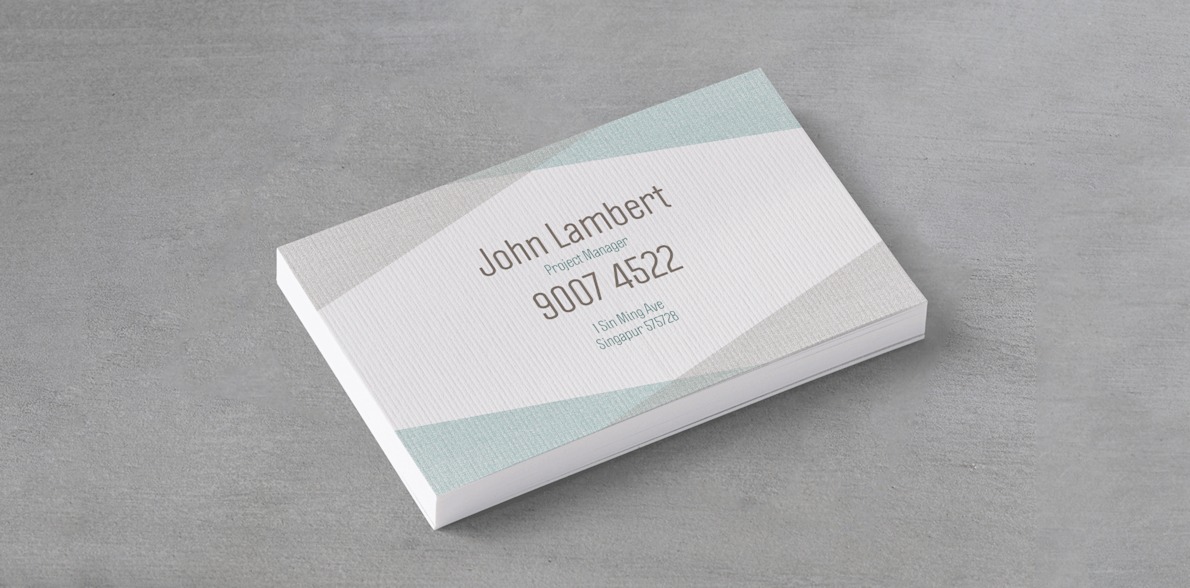Larger version: Ridged business cards