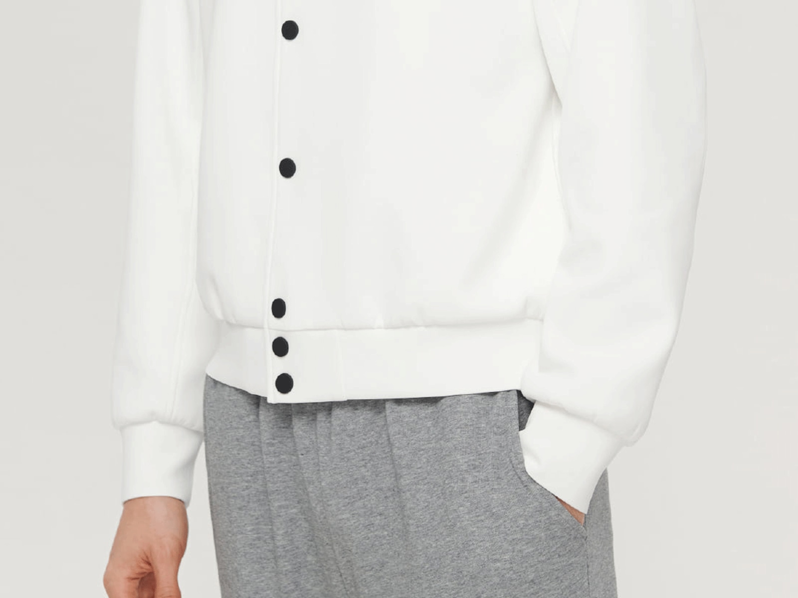 Gefütterte Unisex-Collegejacke mit Vollflächendruck 3