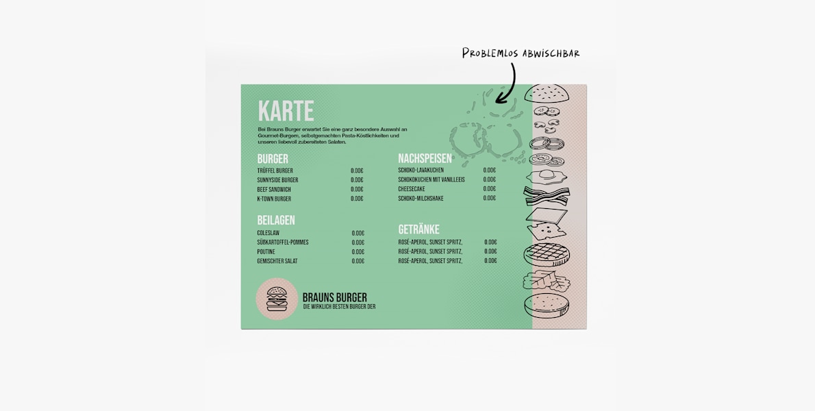 Speisekarten 3