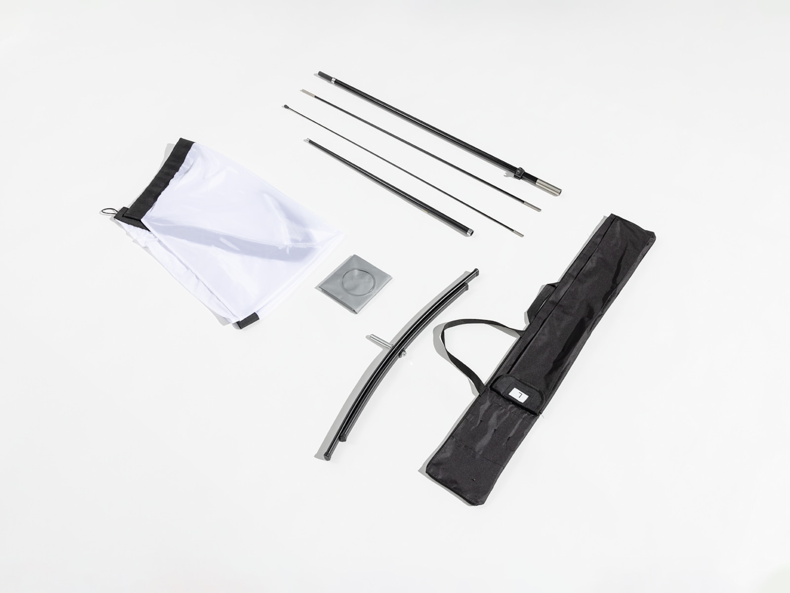 Beachflags mit gerader Form 9