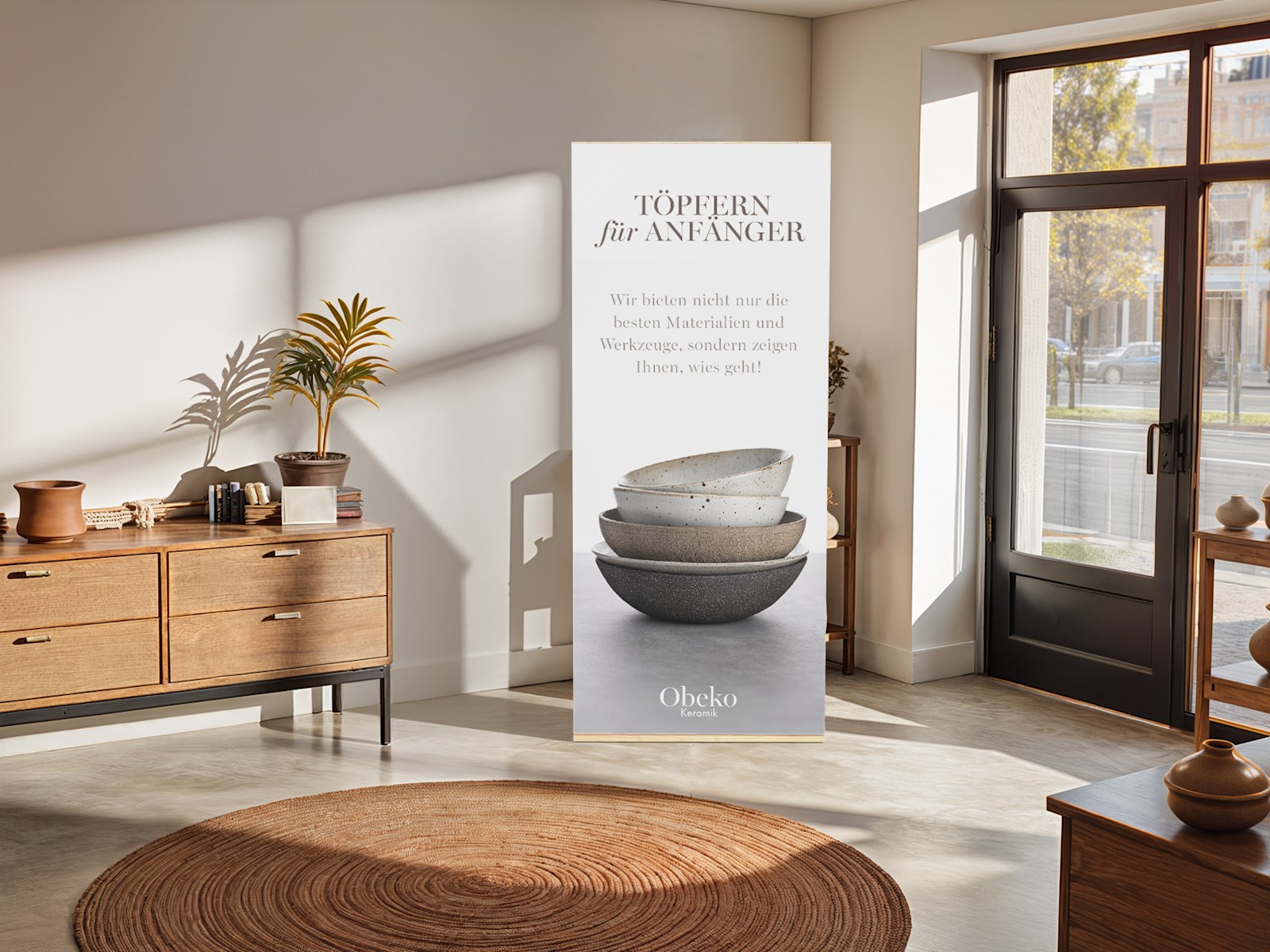 Displaybanner aus Holz 2
