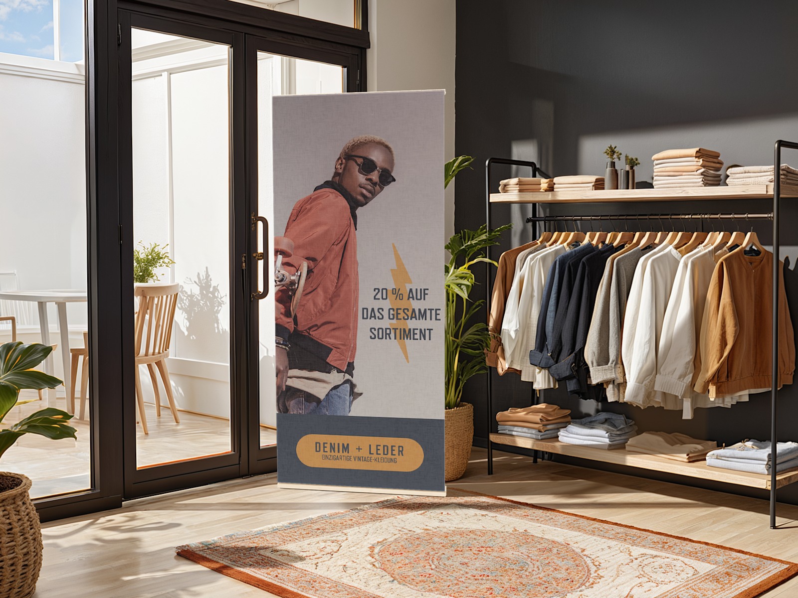 Displaybanner aus Holz 3