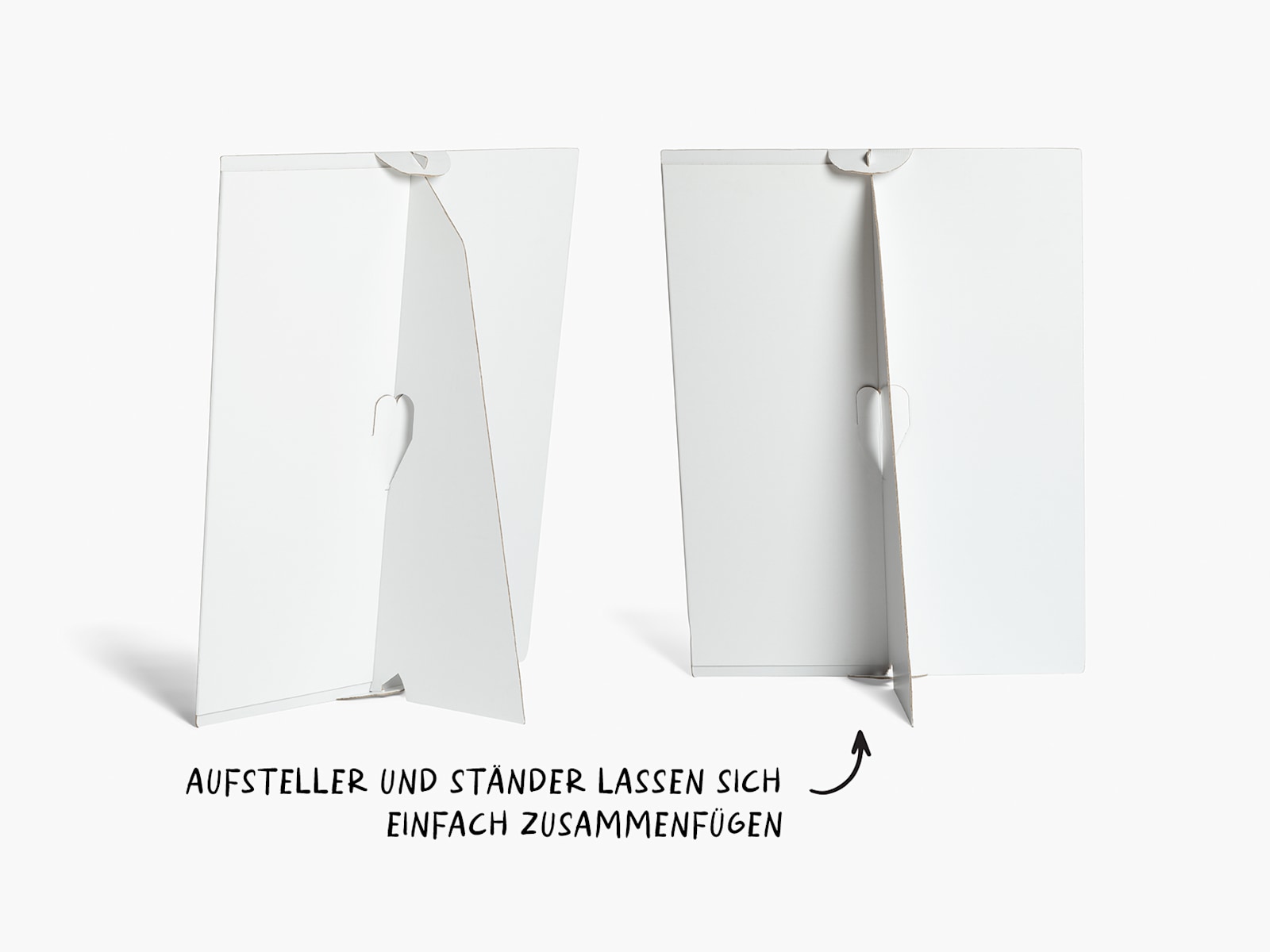 L-Ständer / Werbeaufsteller DIN A4 Quer