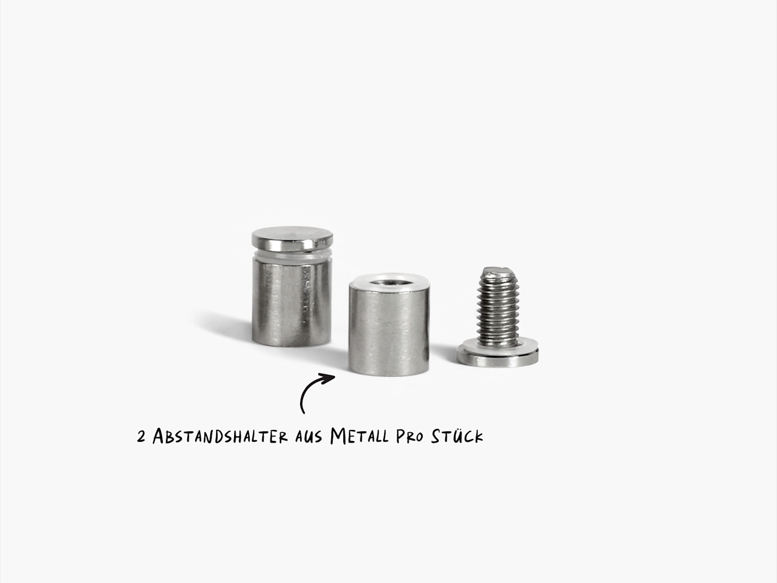 PATIKIL M5 Edelstahl Abstandshalter - 5 Stück 10mm Länge