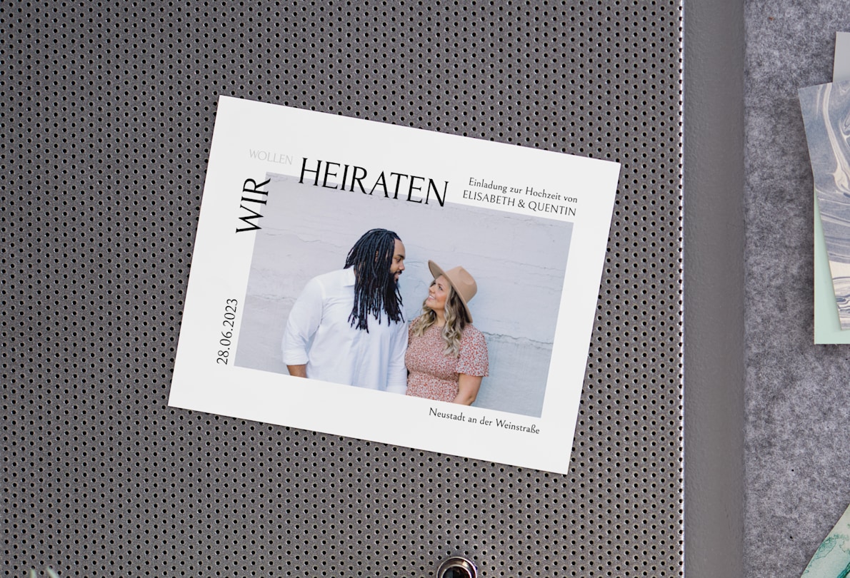 Save the Date Magnete für Ihre Hochzeit VistaPrint