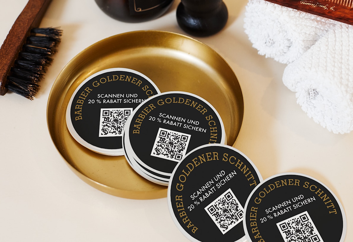 QRCodeAufkleber, Sticker mit QRCodes bedrucken VistaPrint