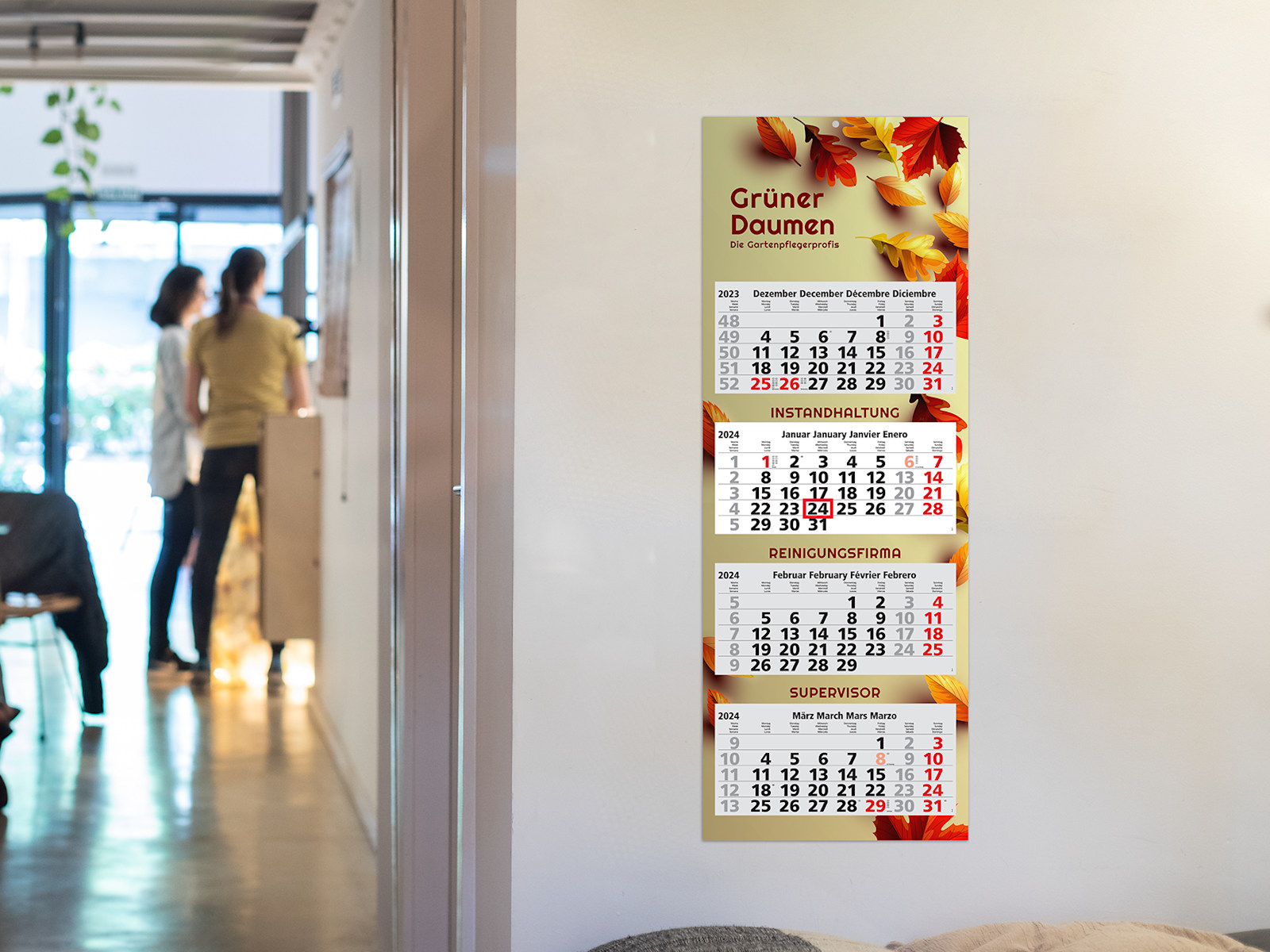 Firmenkalender 2025 selbst gestalten