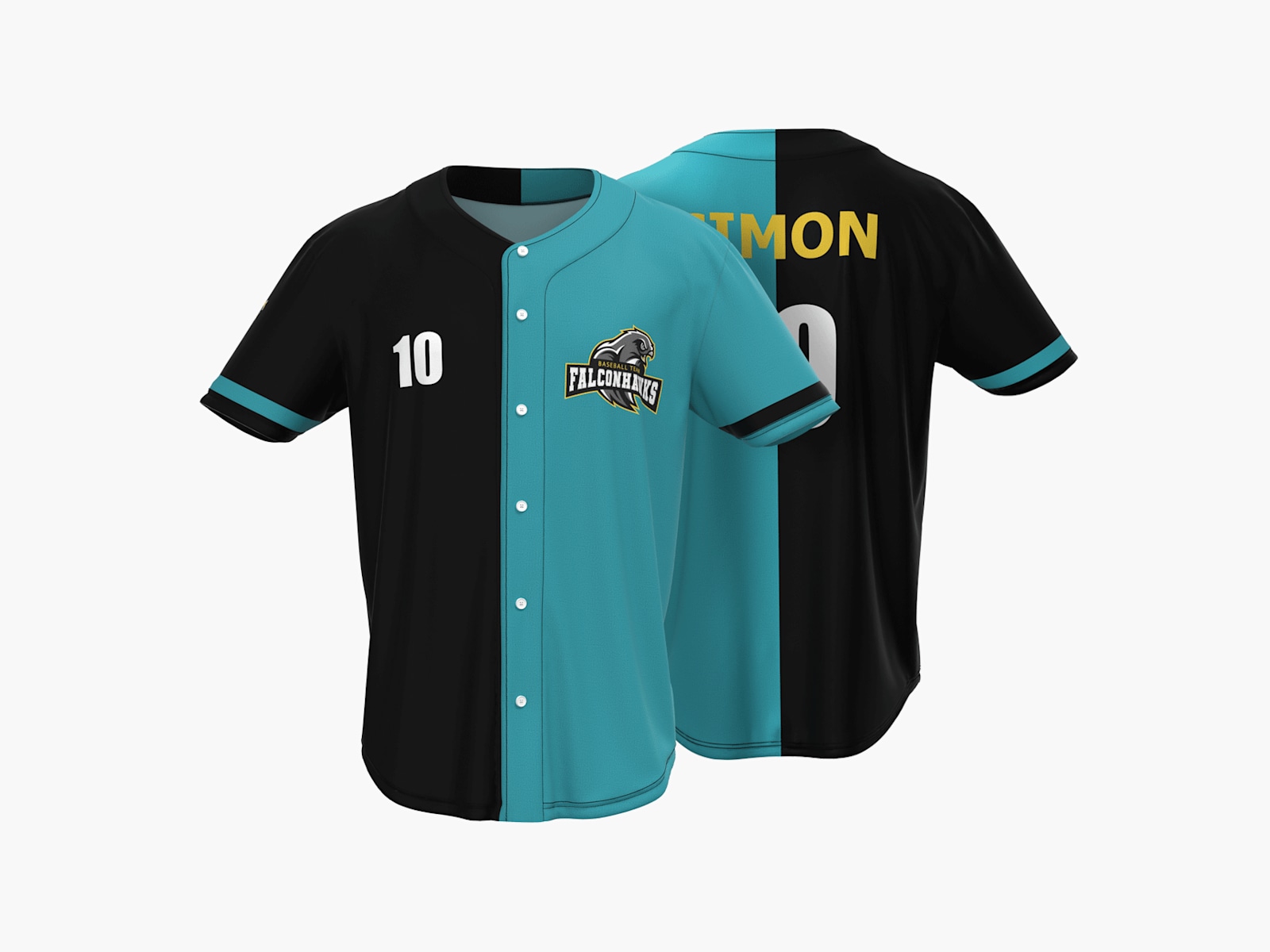 Baseball-Shirt mit Vollflächendruck 4