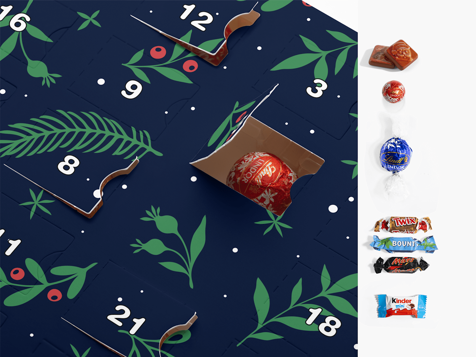 Foto-Adventskalender mit Schokolade 2025 personalisieren